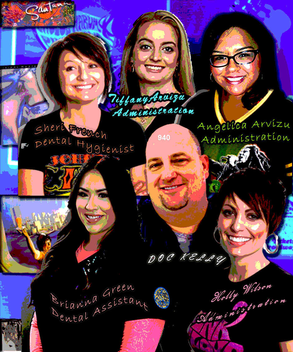Kelly Jorn Cook DDS - Staff and Rock n Roll Band